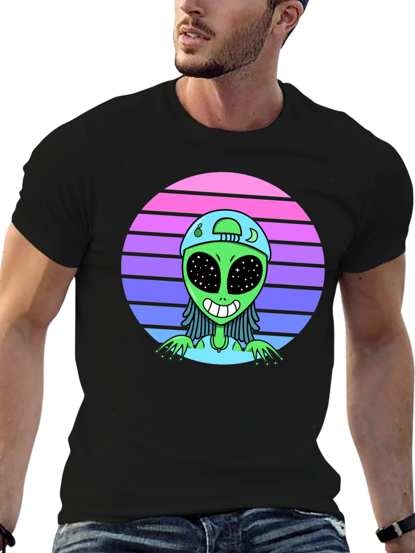 Retro Alien Graphic Tee
