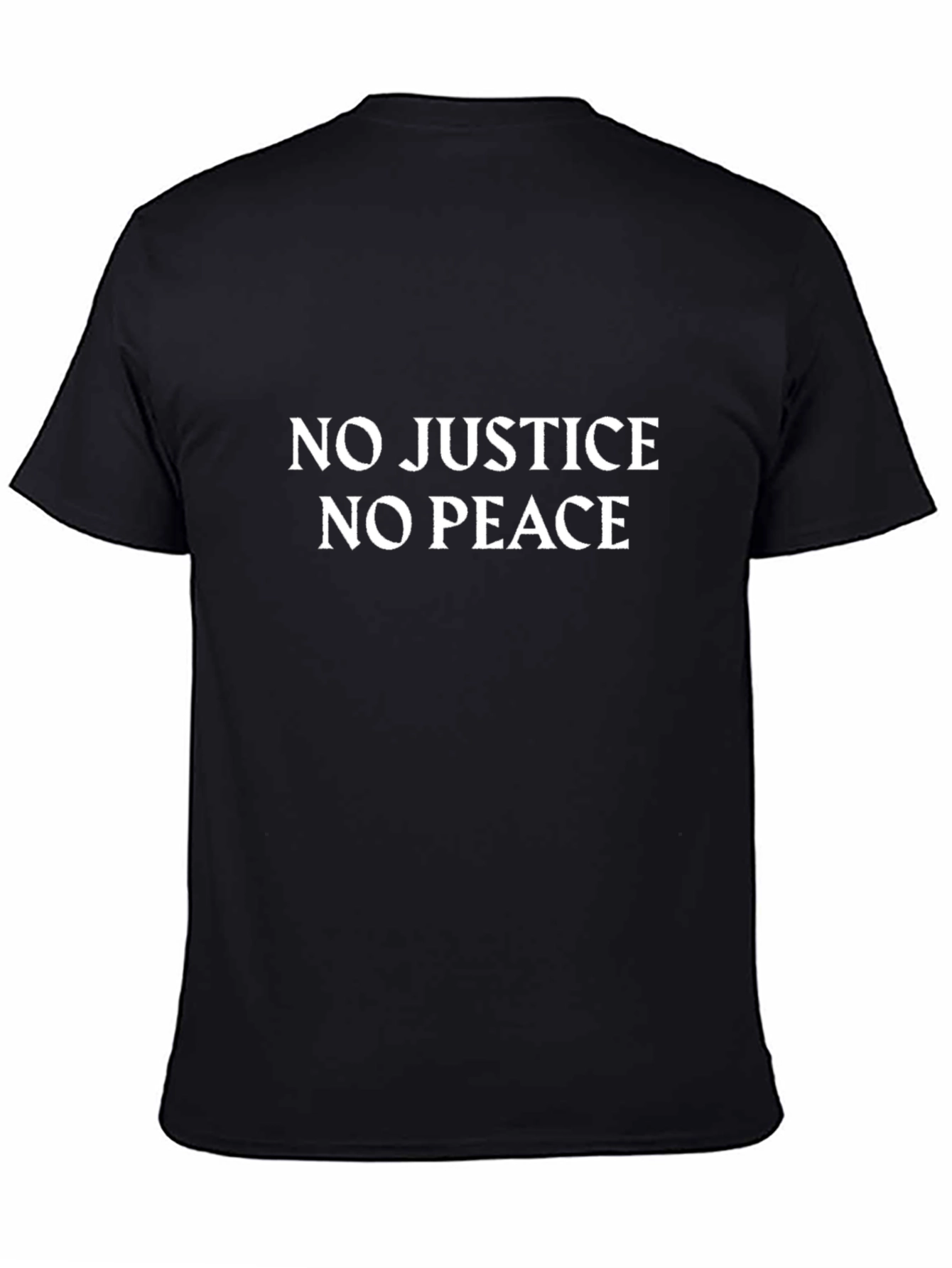 No Justice No Peace Graphic Tee - Black