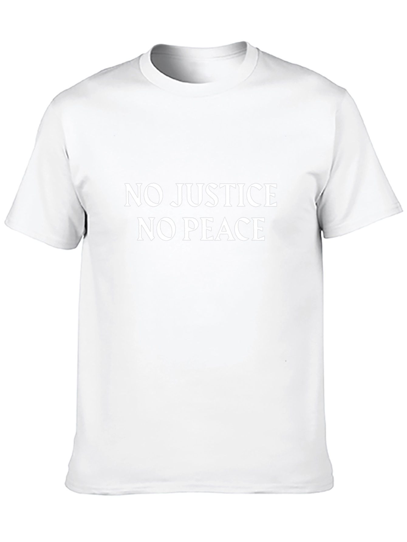 No Justice No Peace Graphic Tee - Black