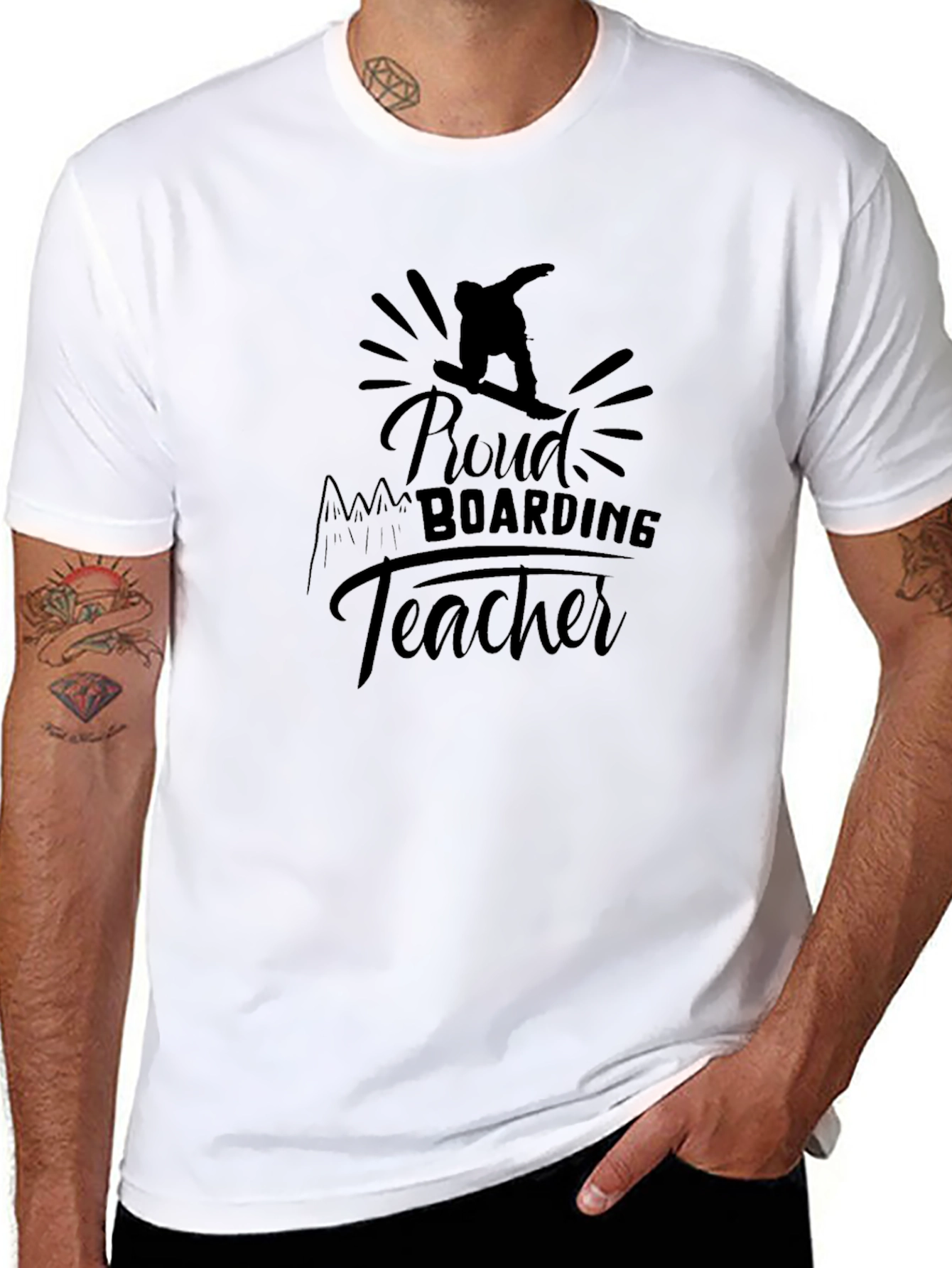 Proud Boarding Teacher Black T-Shirt