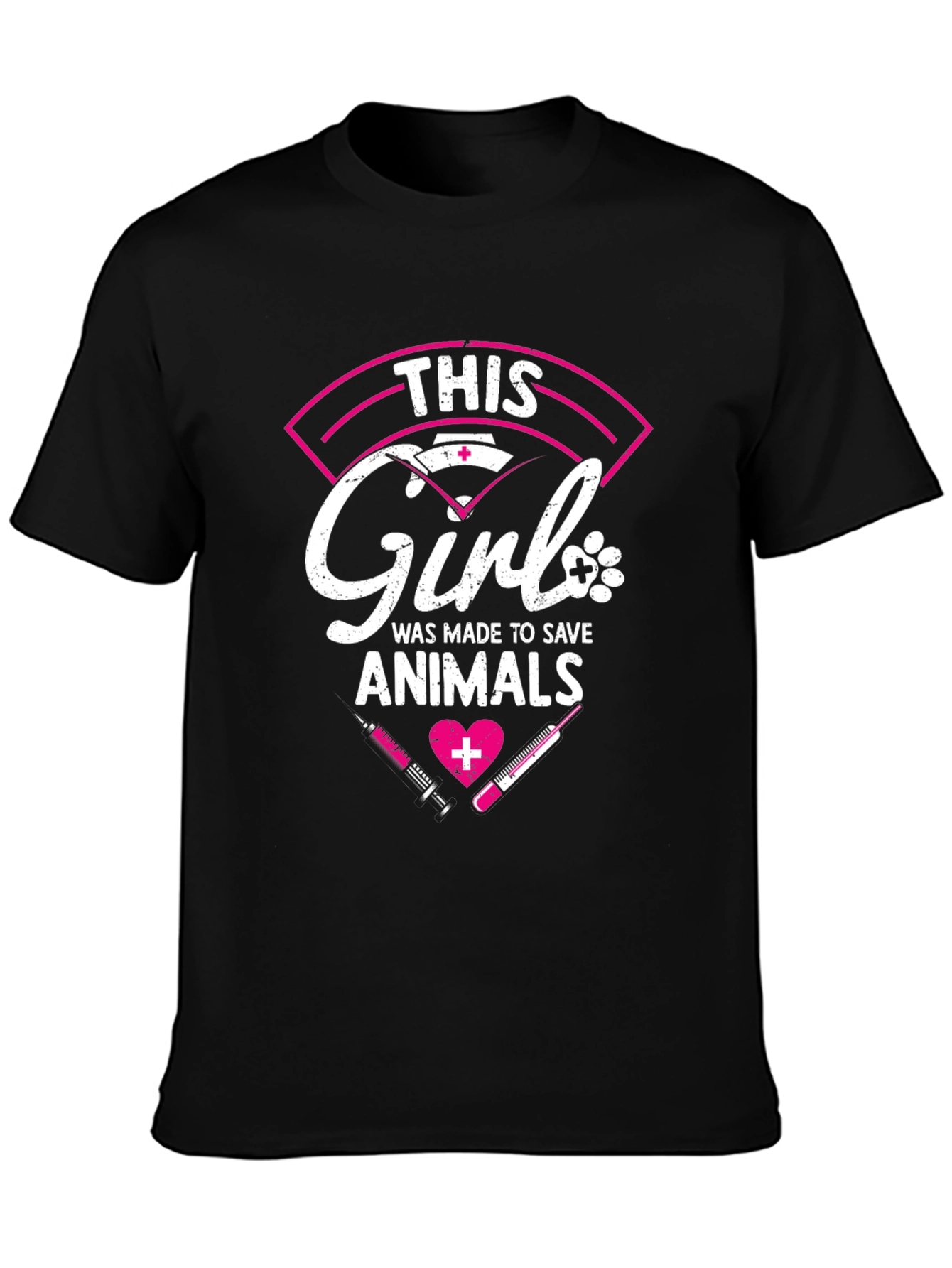 Vet Tech T-Shirt - This Girl Saves Animals