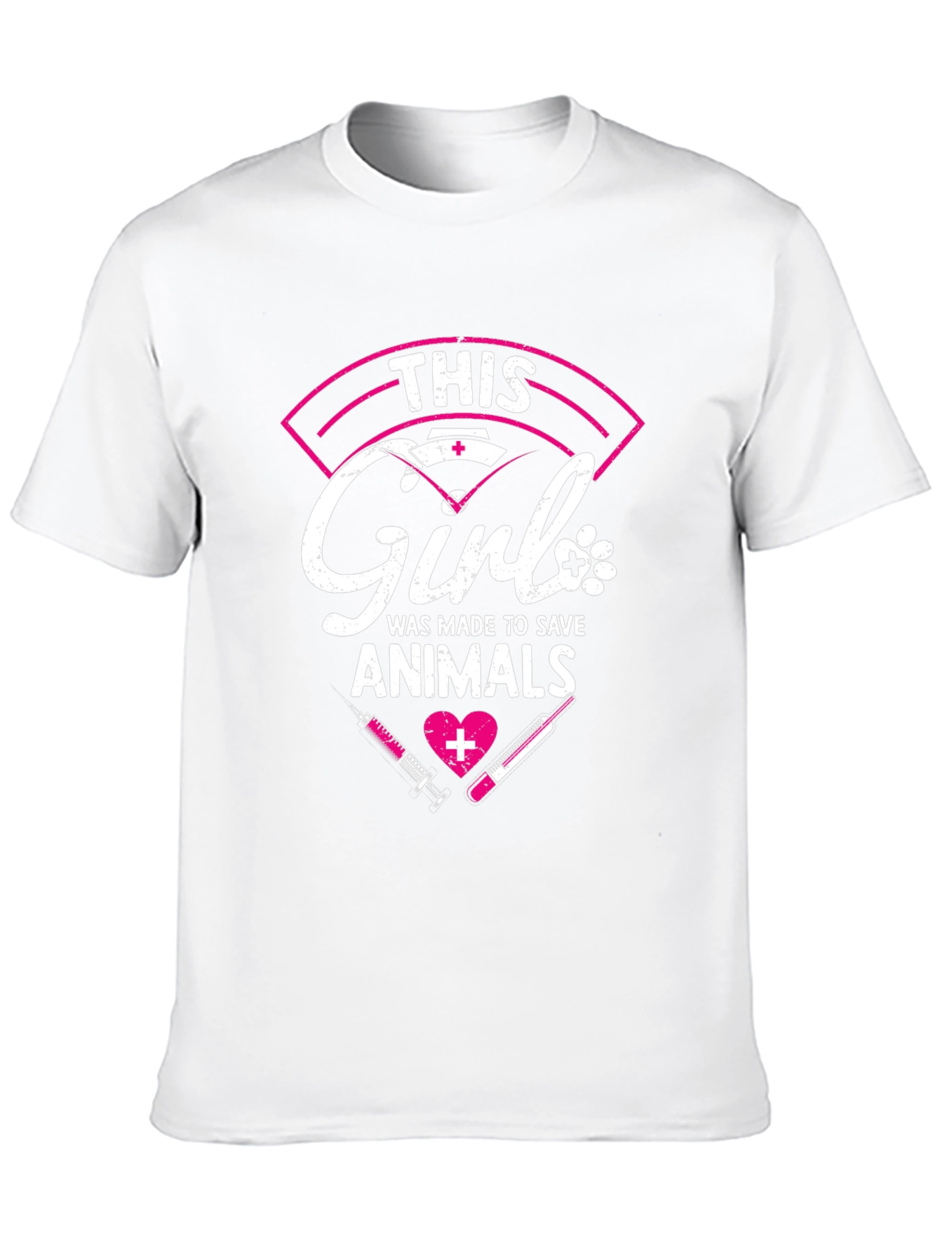 Vet Tech T-Shirt - This Girl Saves Animals