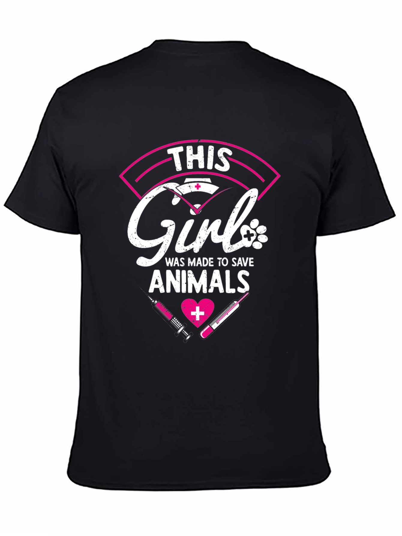 Vet Tech T-Shirt - This Girl Saves Animals