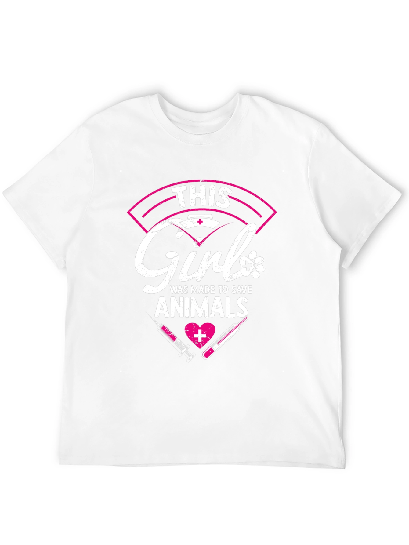 Vet Tech T-Shirt - This Girl Saves Animals
