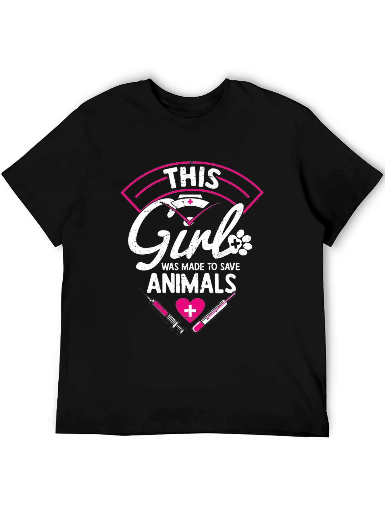 Vet Tech T-Shirt - This Girl Saves Animals