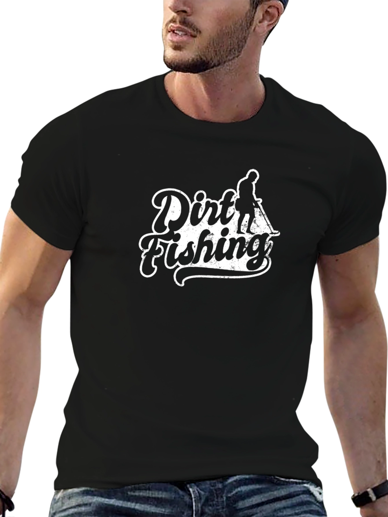 Dirt Fishing T-Shirt - Metal Detecting Hobby Tee