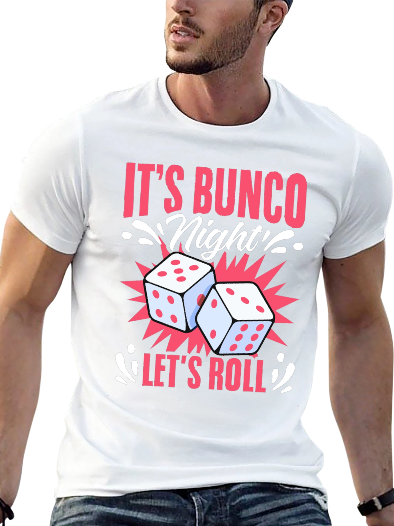Its Bunco Night! Dice Graphic Tee