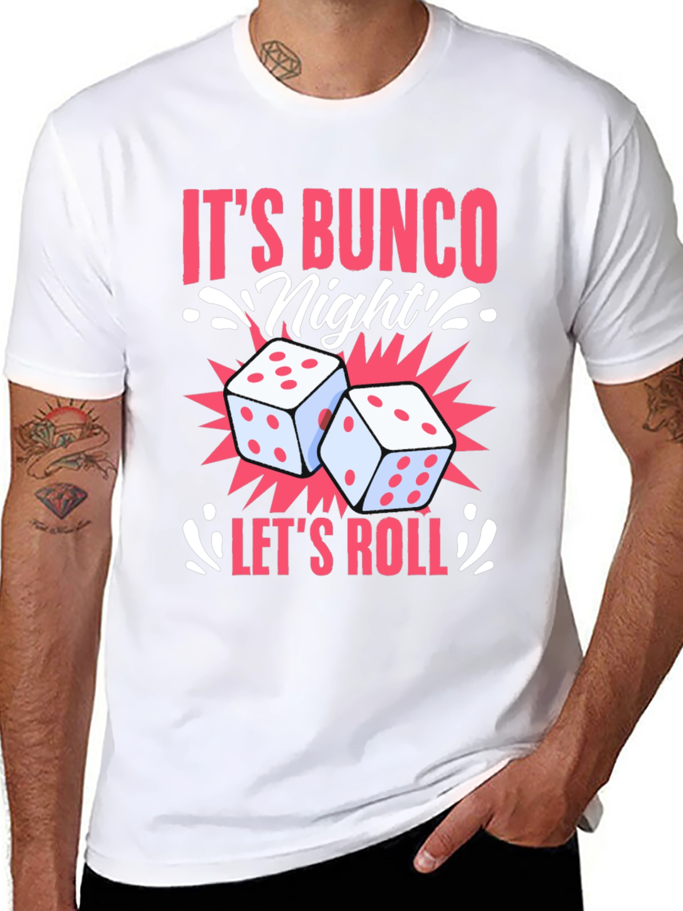 Its Bunco Night! Dice Graphic Tee