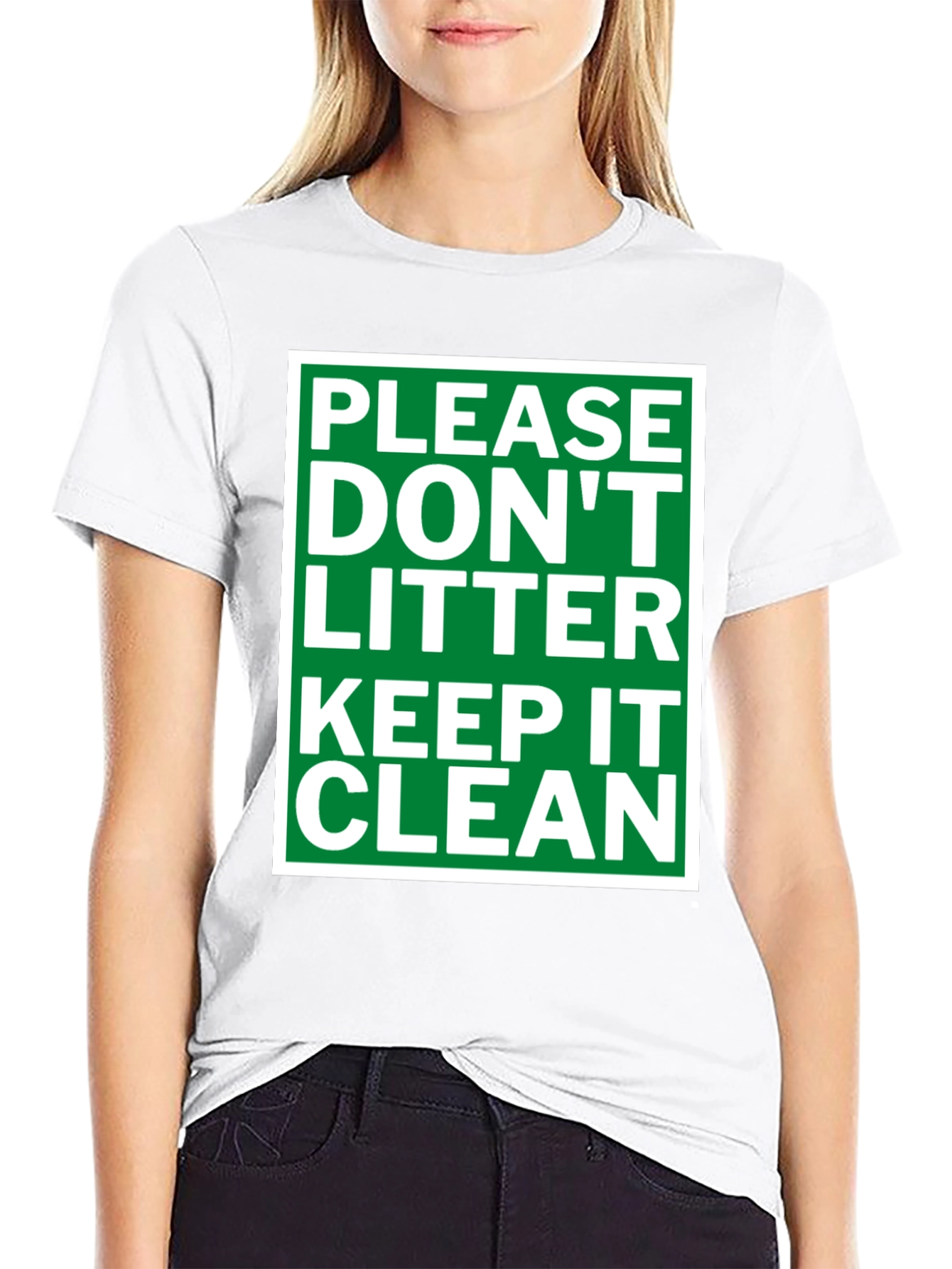 Please Dont Litter T-Shirt - Keep it Clean Tee