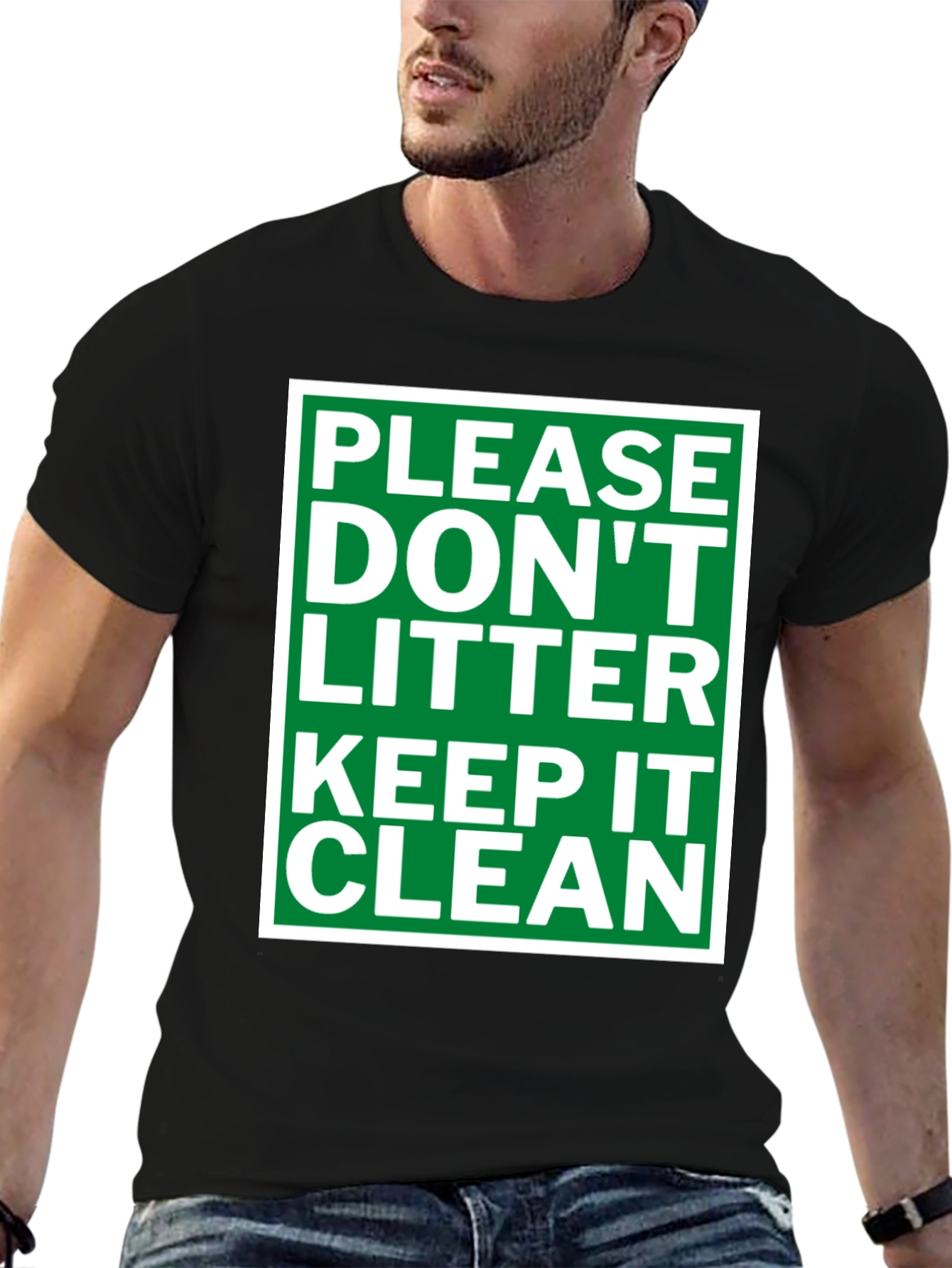 Please Dont Litter T-Shirt - Keep it Clean Tee