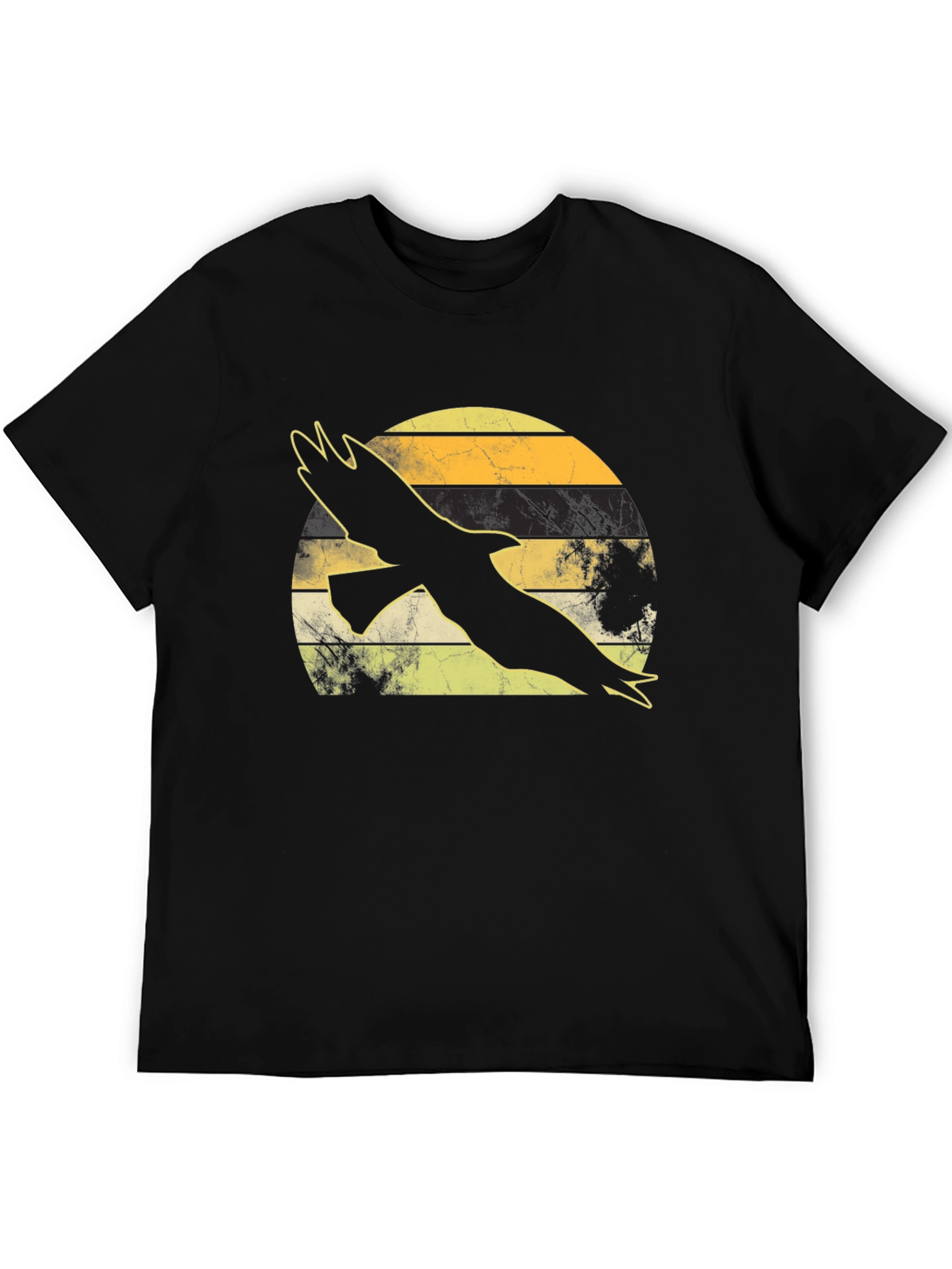 Retro Eagle Silhouette Graphic Tee