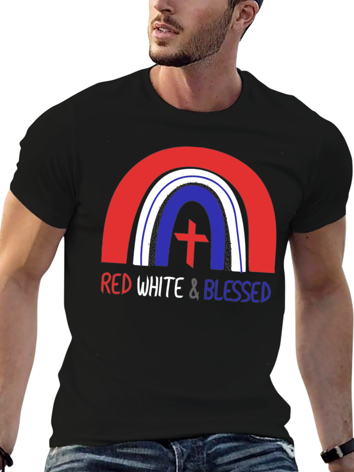 Red White & Blessed Patriotic T-Shirt