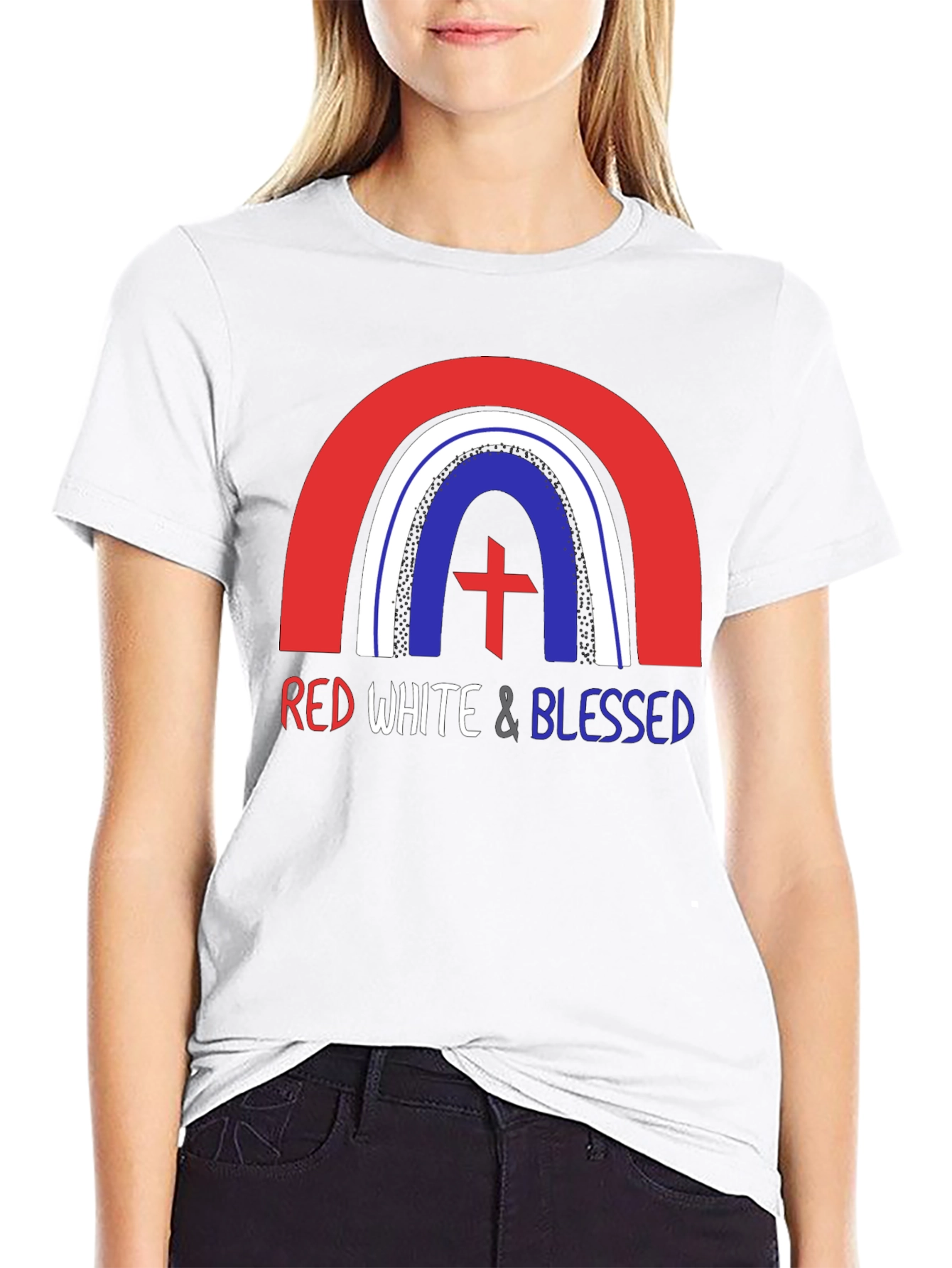 Red White & Blessed Patriotic T-Shirt