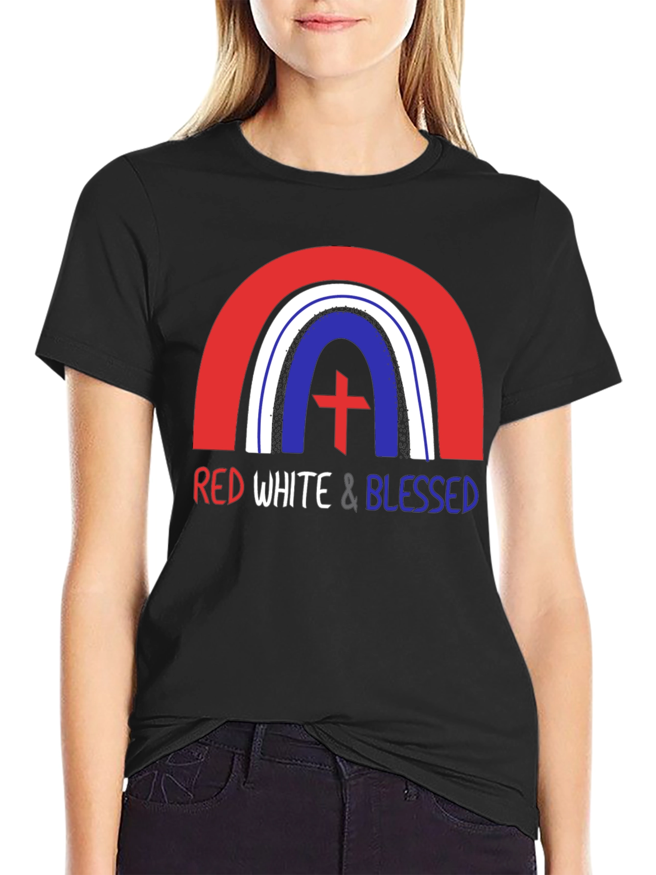 Red White & Blessed Patriotic T-Shirt