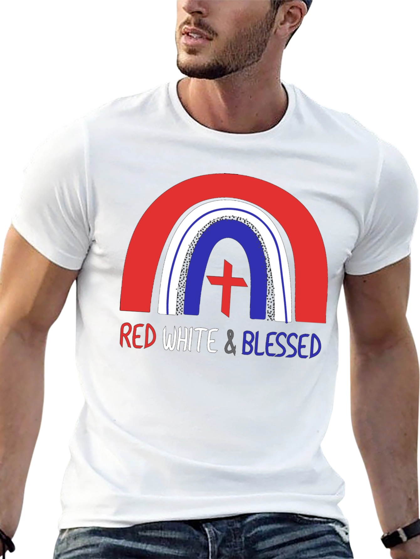Red White & Blessed Patriotic T-Shirt