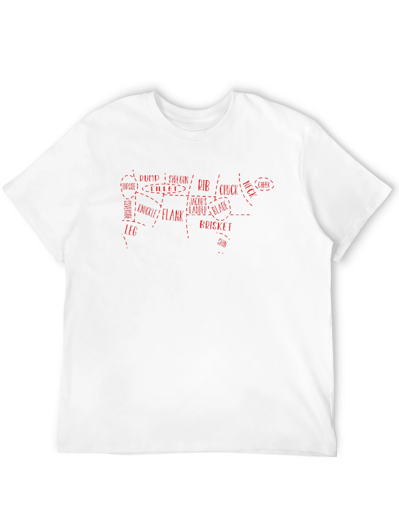 Beef Cuts Diagram T-Shirt