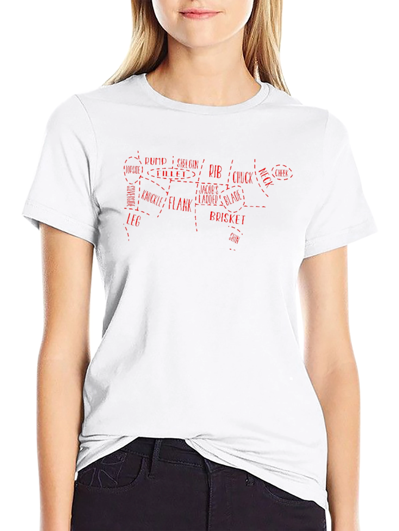 Beef Cuts Diagram T-Shirt