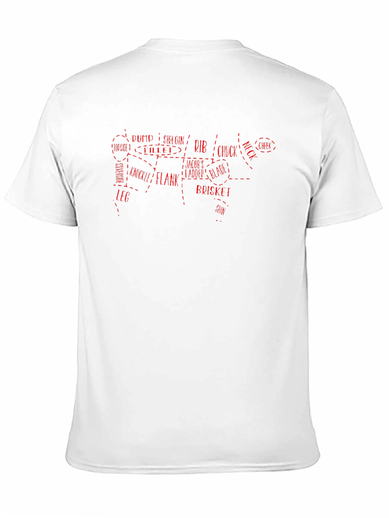Beef Cuts Diagram T-Shirt