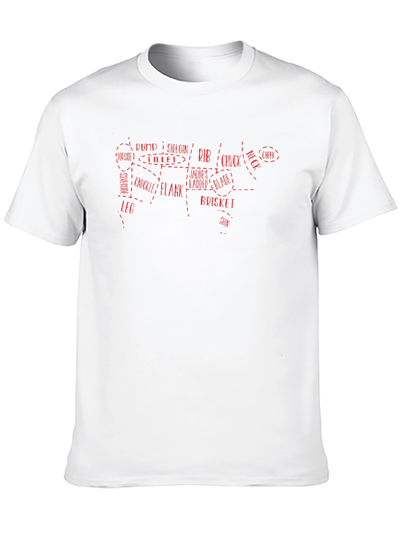 Beef Cuts Diagram T-Shirt