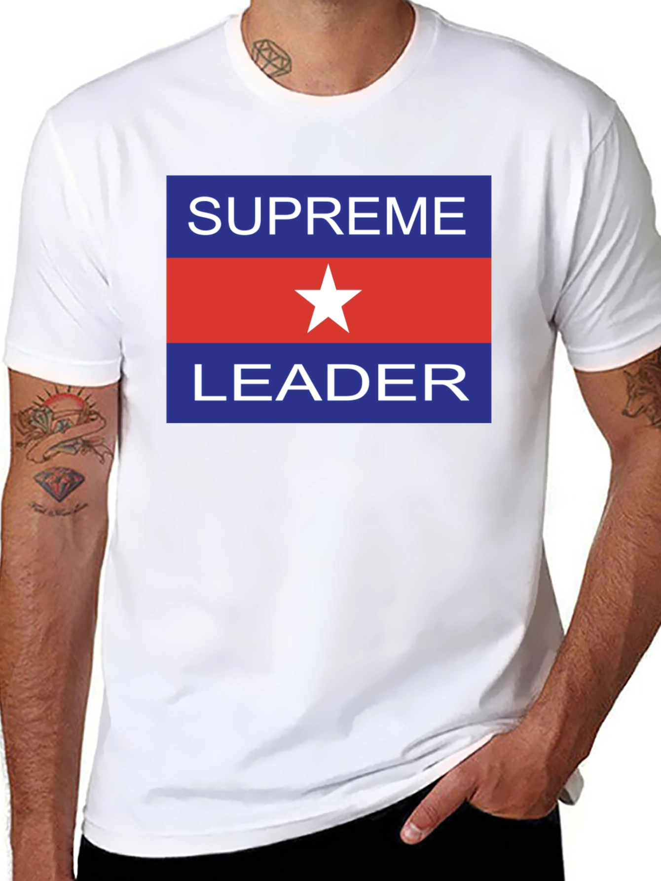 Supreme Leader Graphic Tee - Bold Statement Shirt