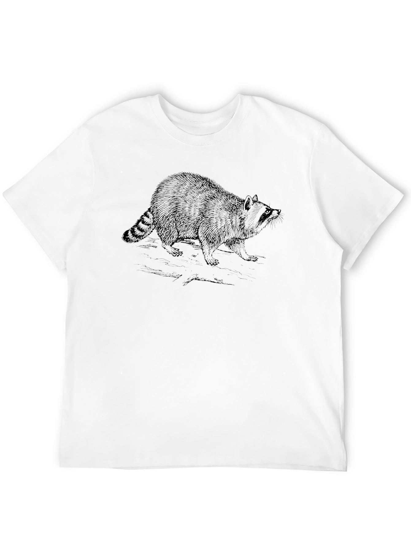 Raccoon Graphic Tee - Classic Black T-Shirt