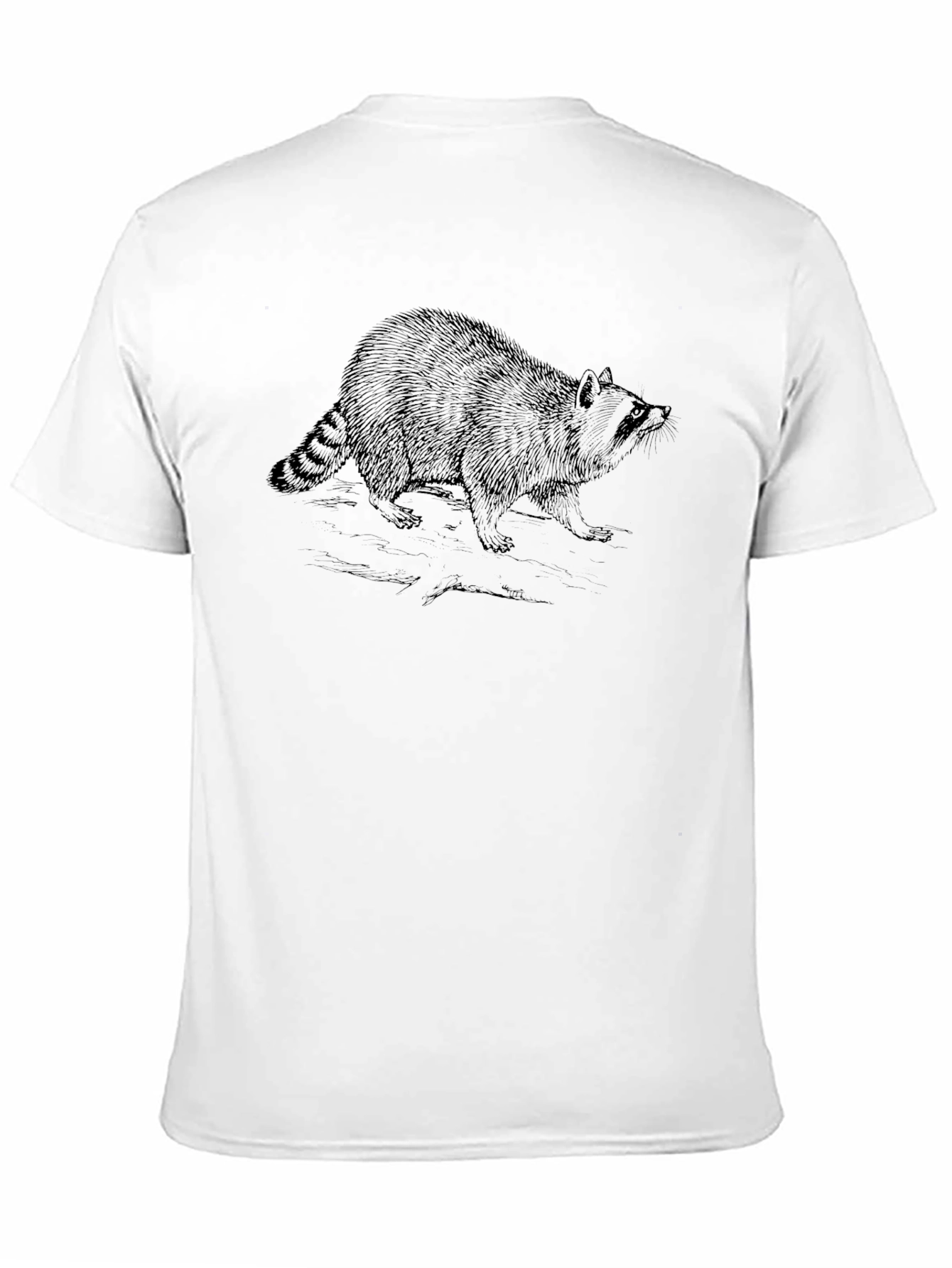 Raccoon Graphic Tee - Classic Black T-Shirt