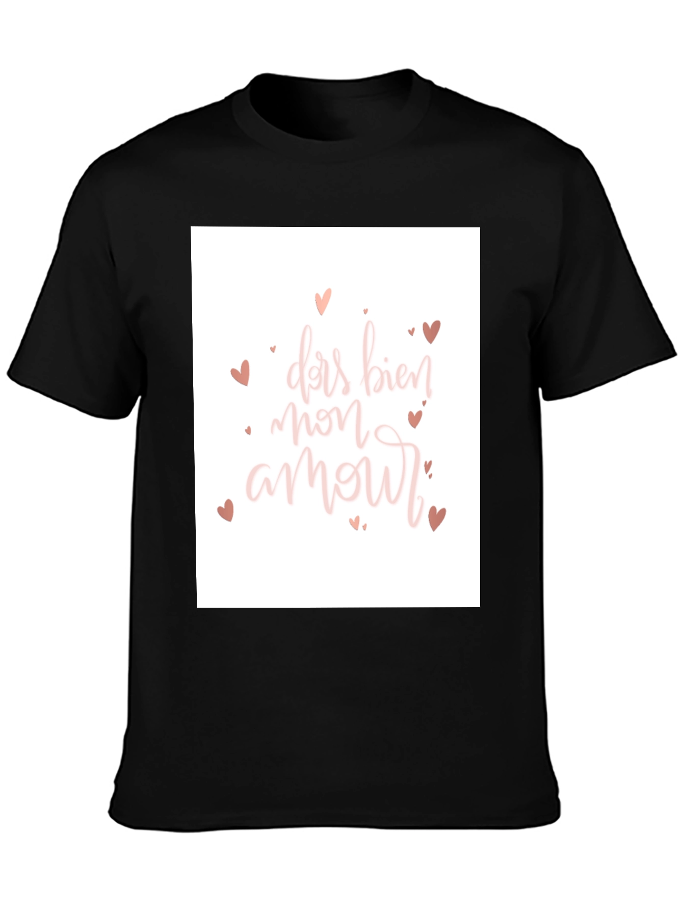 Dar Bien Mon Amour T-Shirt - Black