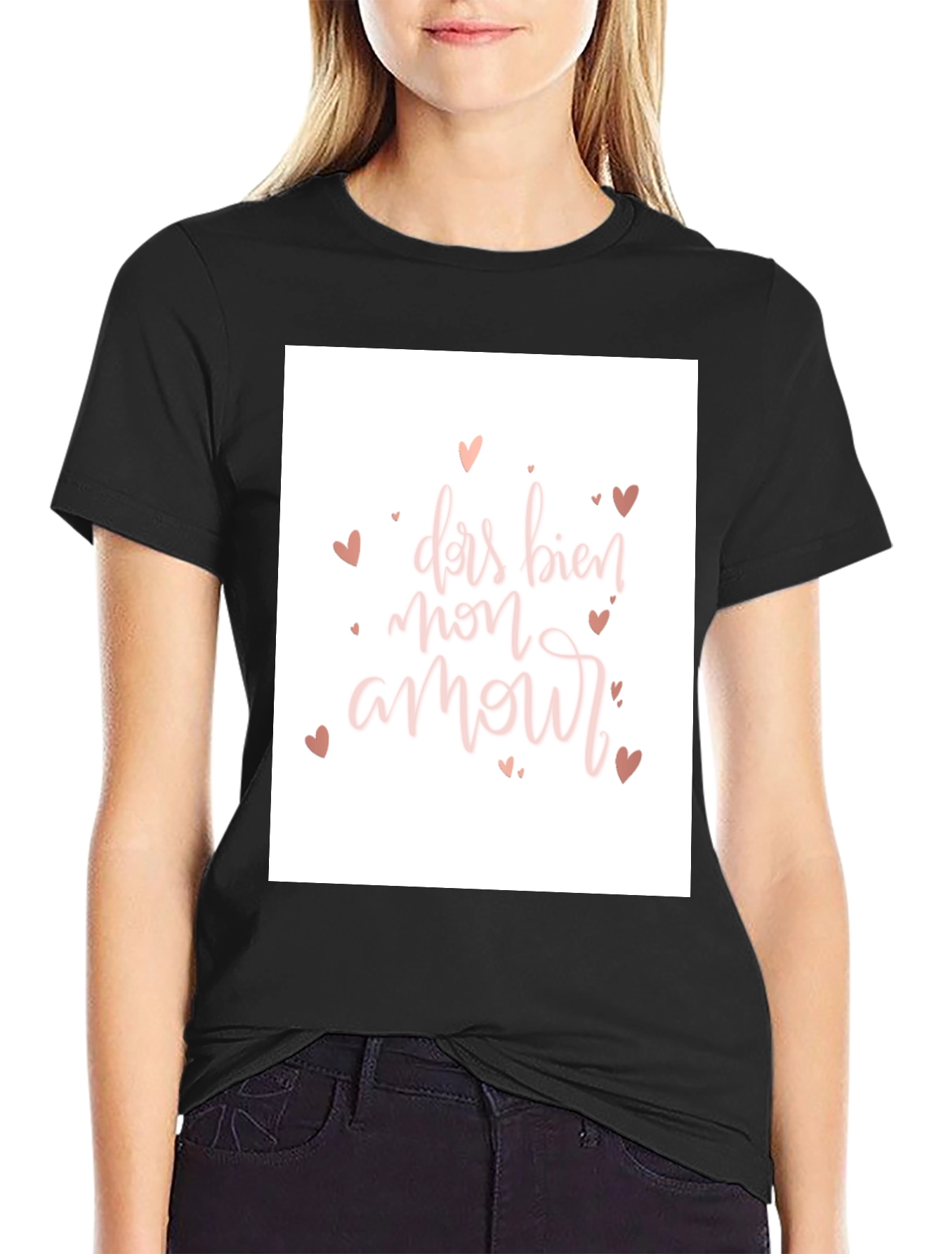 Dar Bien Mon Amour T-Shirt - Black