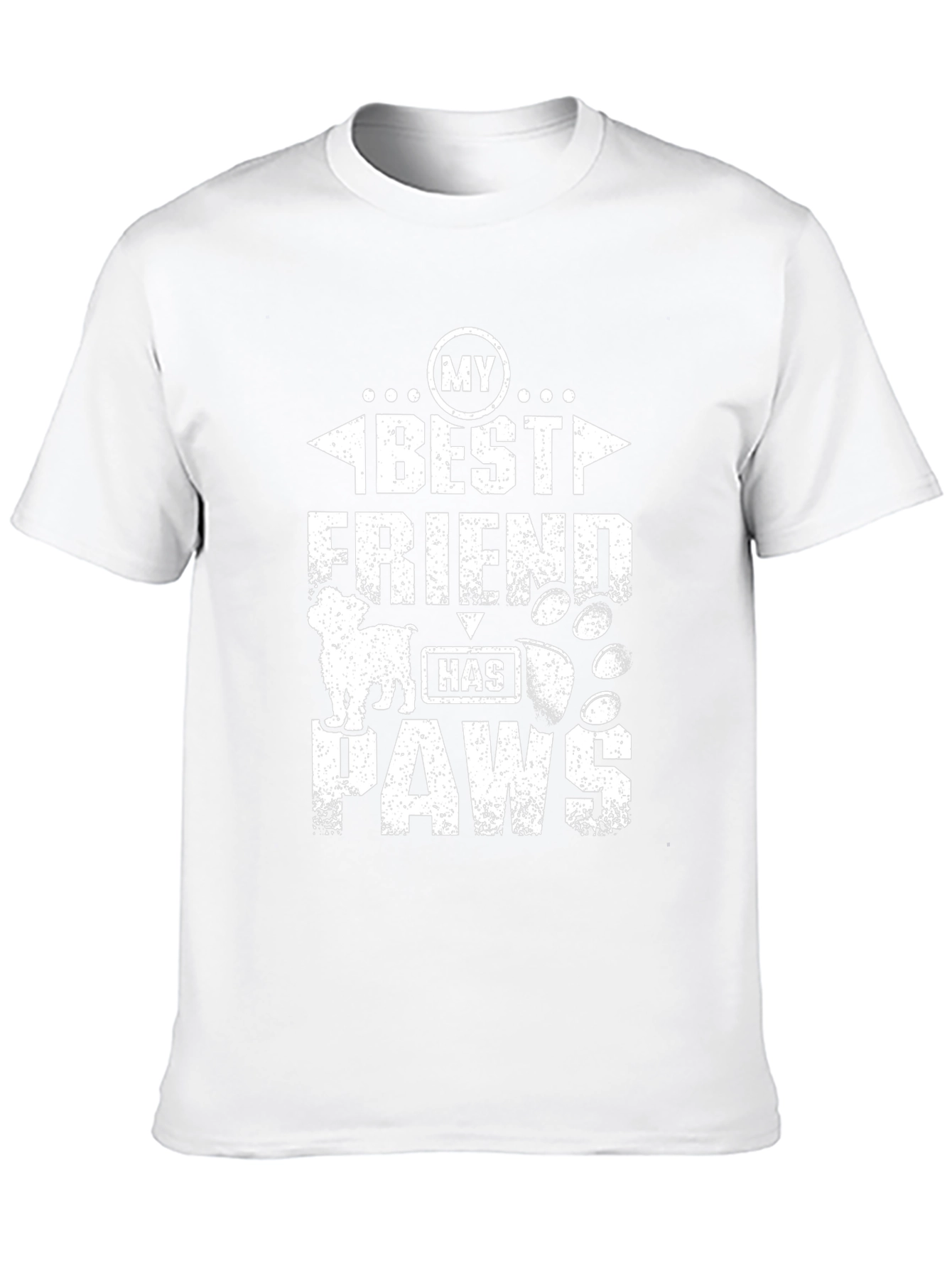 My Best Friend Has Paws Graphic T-Shirt