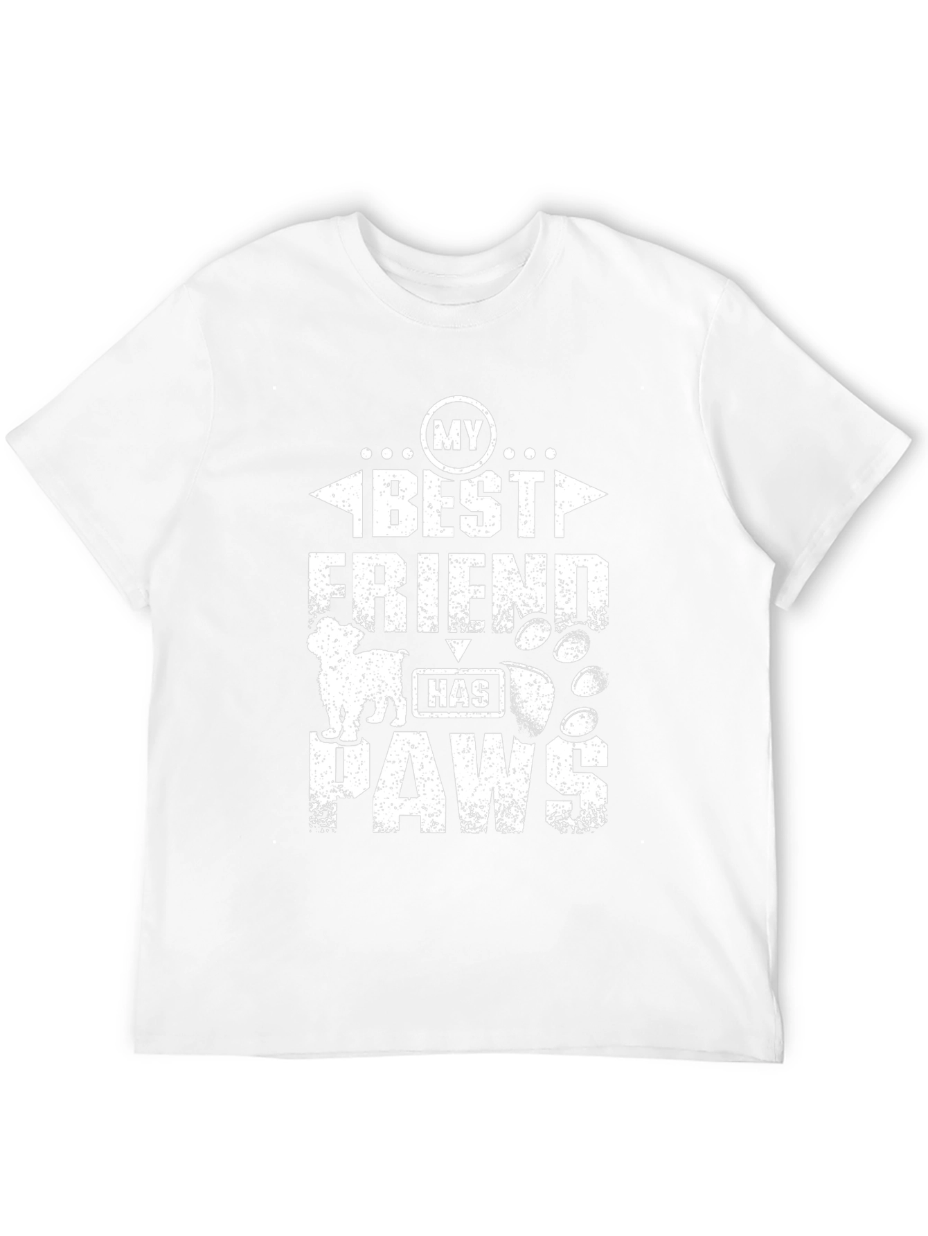 My Best Friend Has Paws Graphic T-Shirt