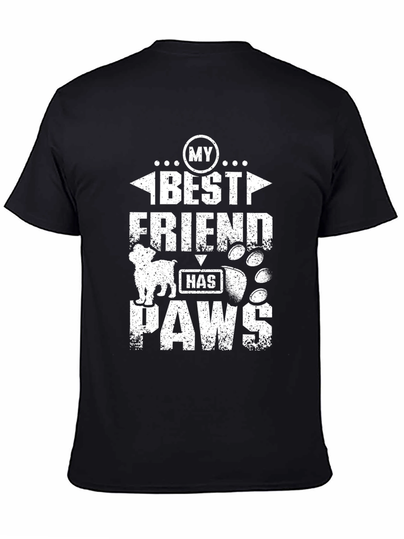 My Best Friend Has Paws Graphic T-Shirt