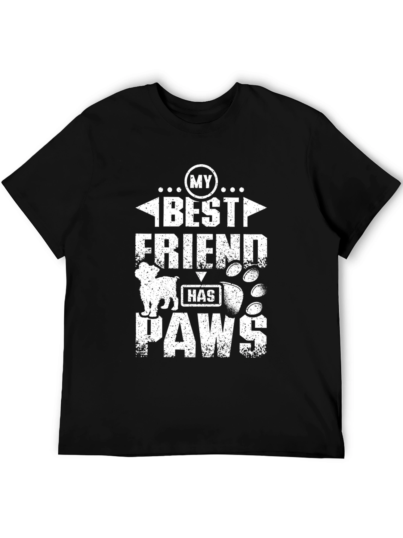 My Best Friend Has Paws Graphic T-Shirt