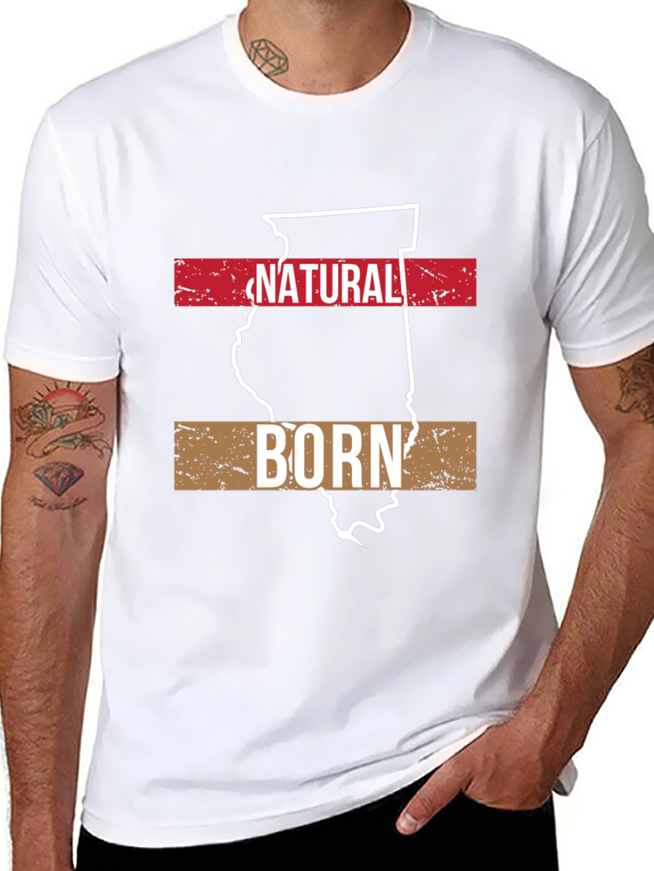Natural Born State Pride T-Shirt