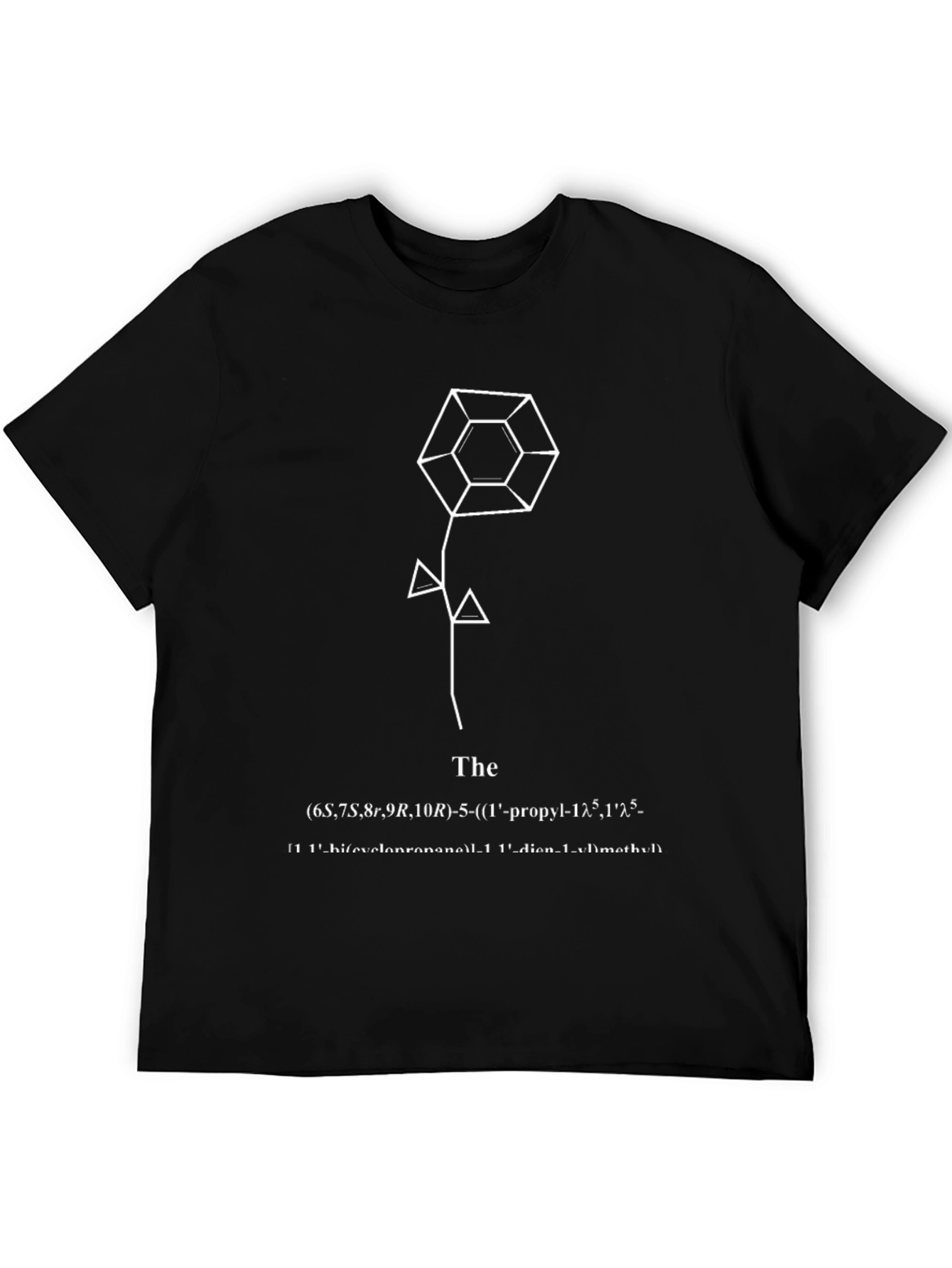 Unique Geometric Rose T-Shirt