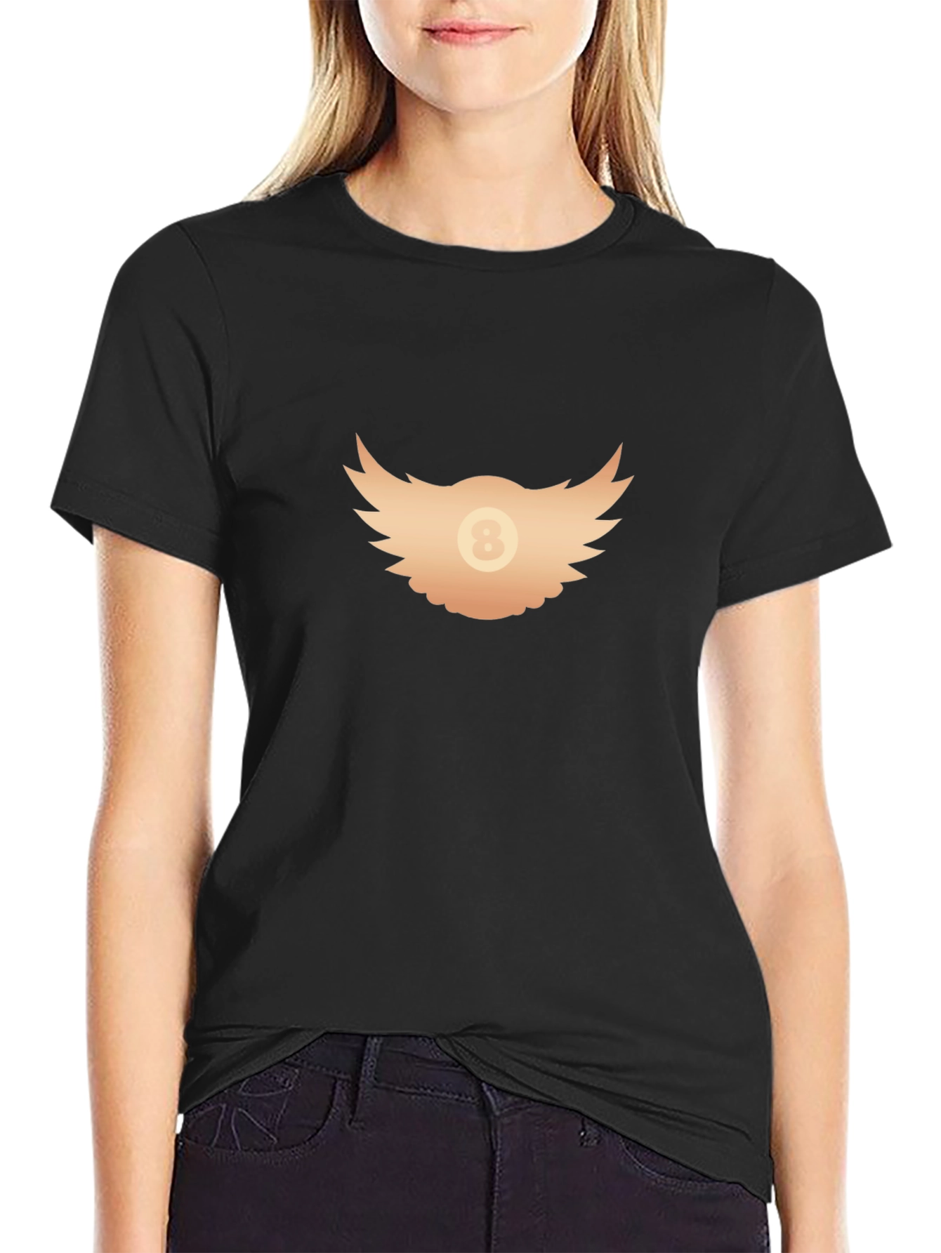 Eight Ball Wings Graphic Tee