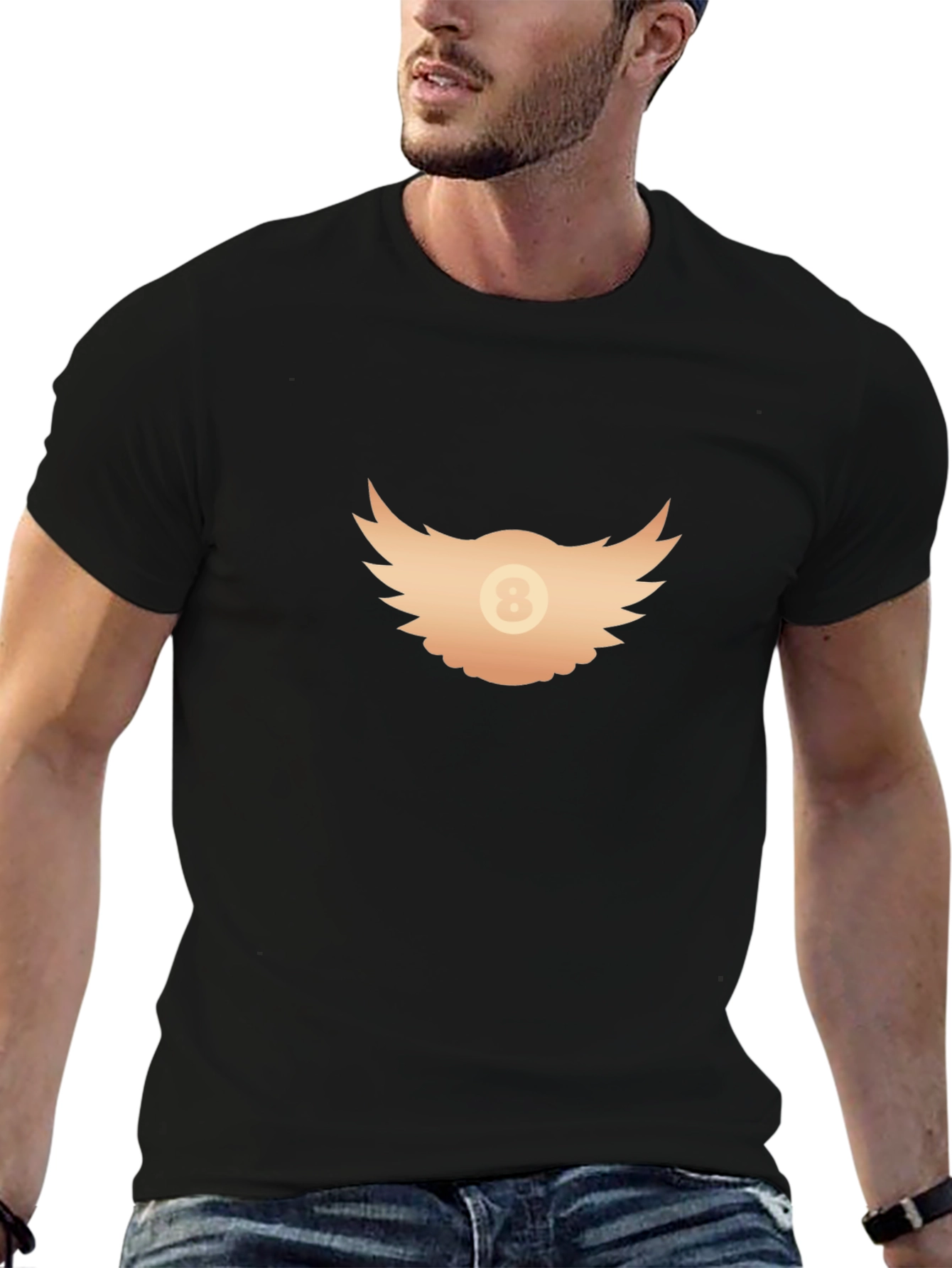 Eight Ball Wings Graphic Tee