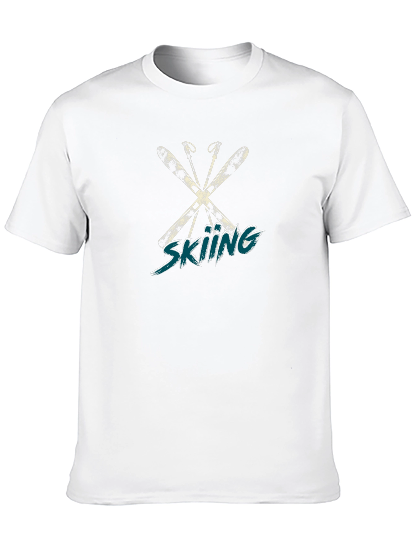 Skiing Graphic T-Shirt - Winter Sport Tee