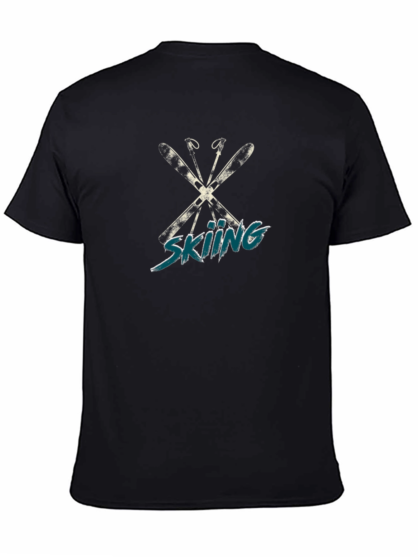Skiing Graphic T-Shirt - Winter Sport Tee