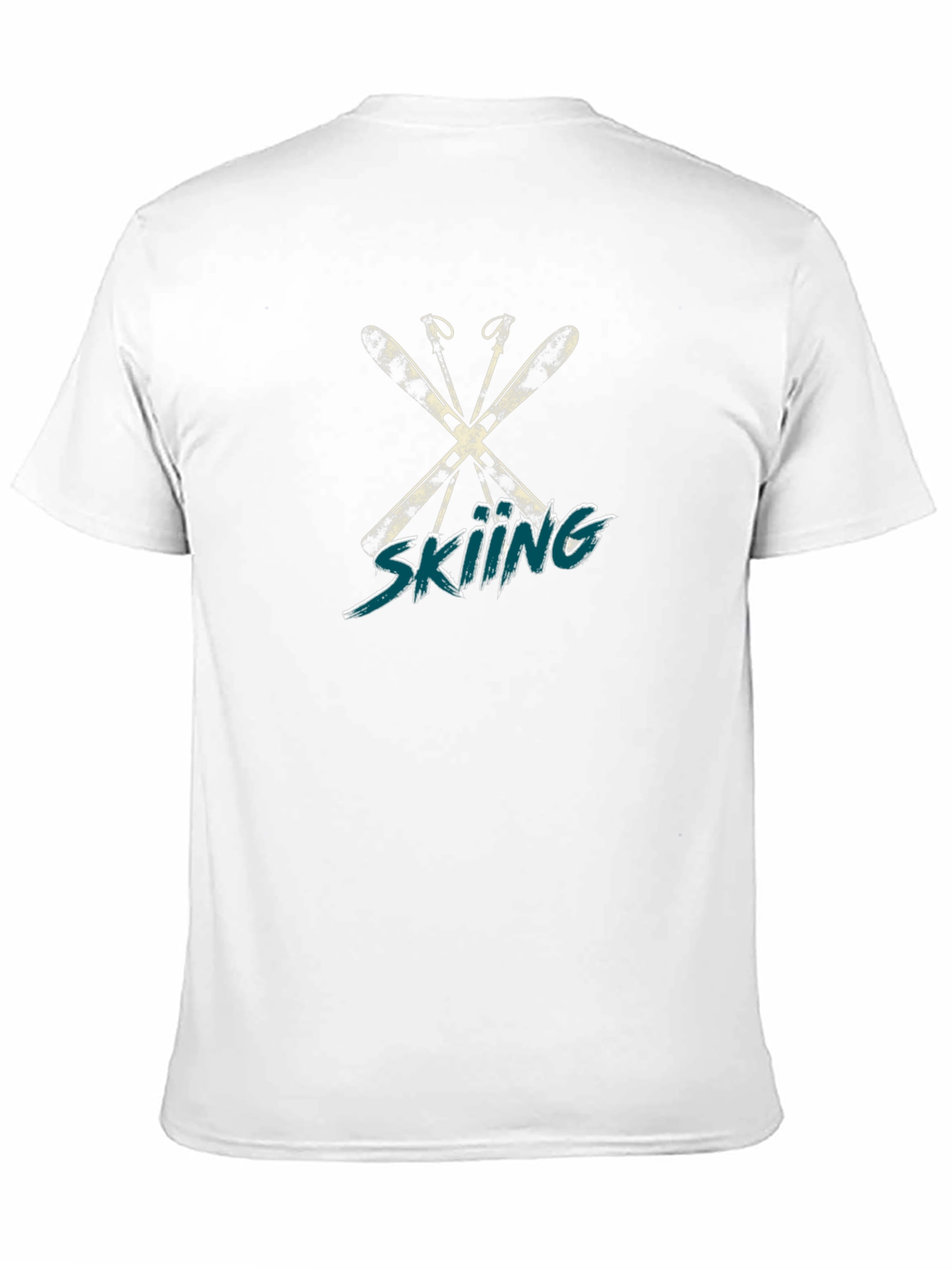 Skiing Graphic T-Shirt - Winter Sport Tee