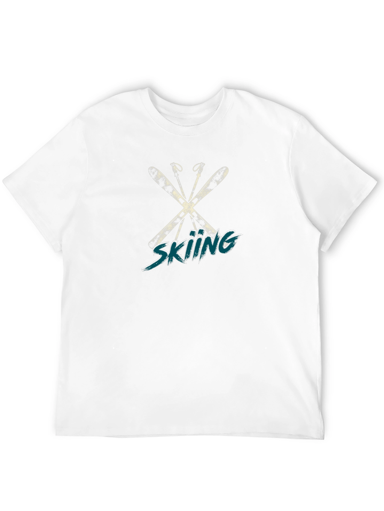 Skiing Graphic T-Shirt - Winter Sport Tee