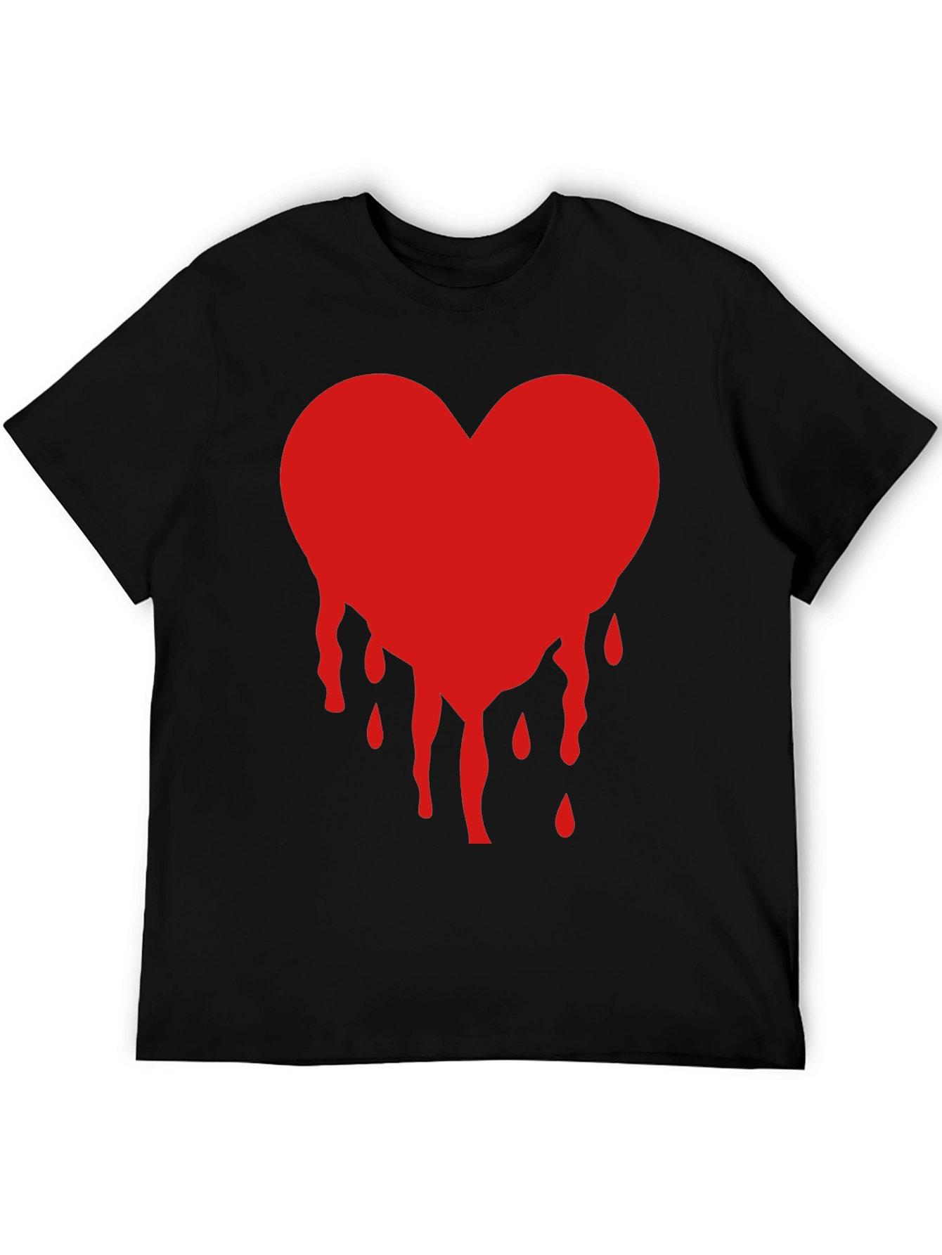 Bleeding Heart Graphic Tee - Trendy Casual Style