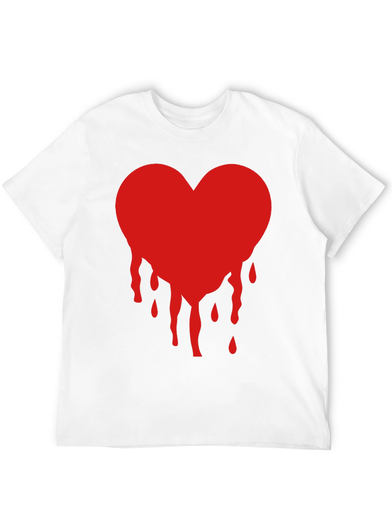 Bleeding Heart Graphic Tee - Trendy Casual Style