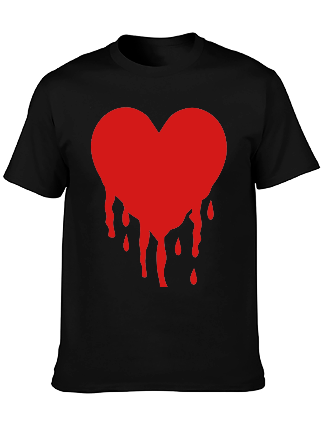 Bleeding Heart Graphic Tee - Trendy Casual Style