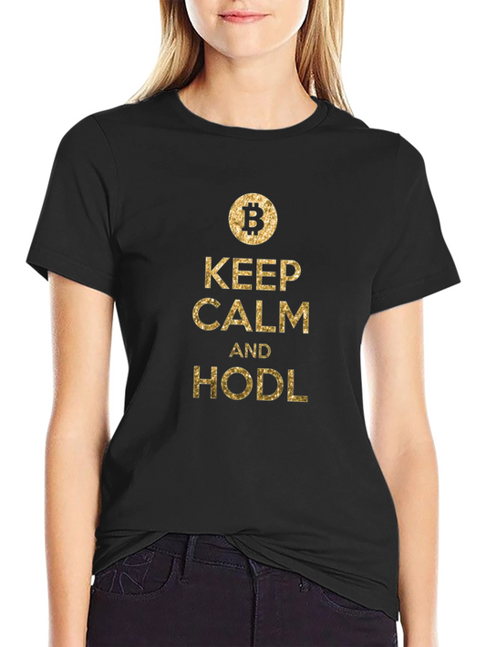Keep Calm and HODL Bitcoin T-Shirt