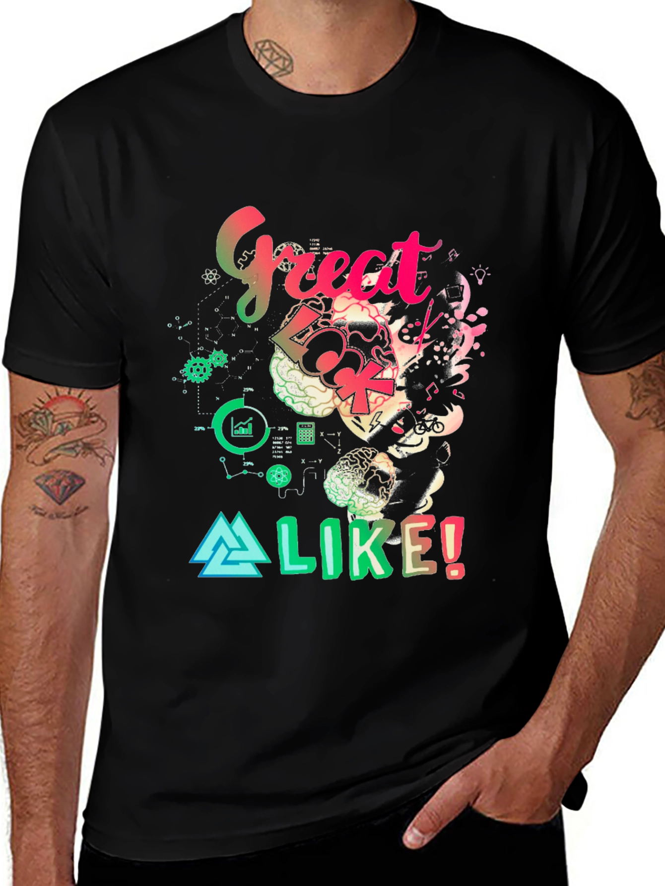 Great Look Alike Graphic T-Shirt