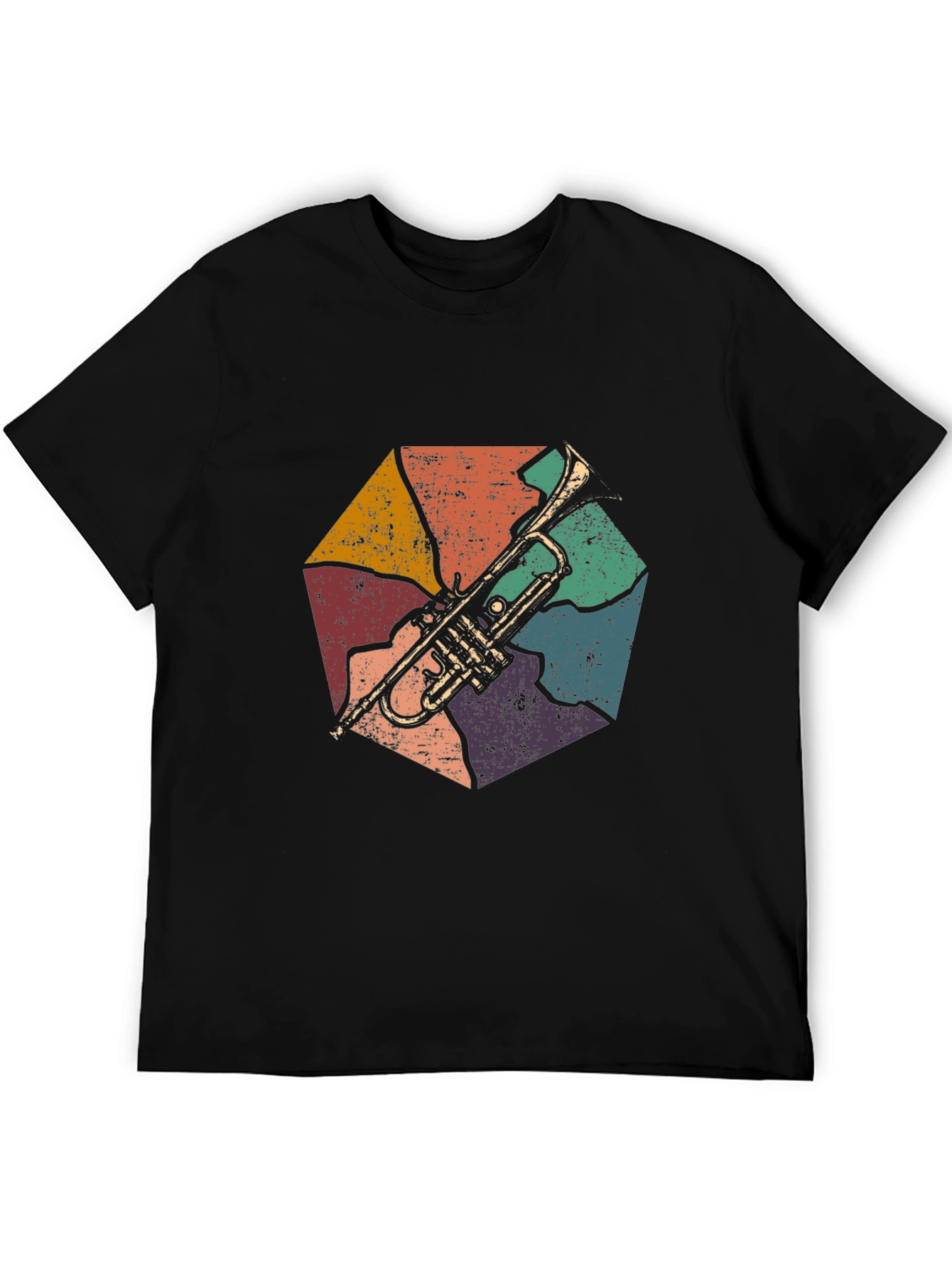 Retro Trumpet T-Shirt - Music Lover Tee