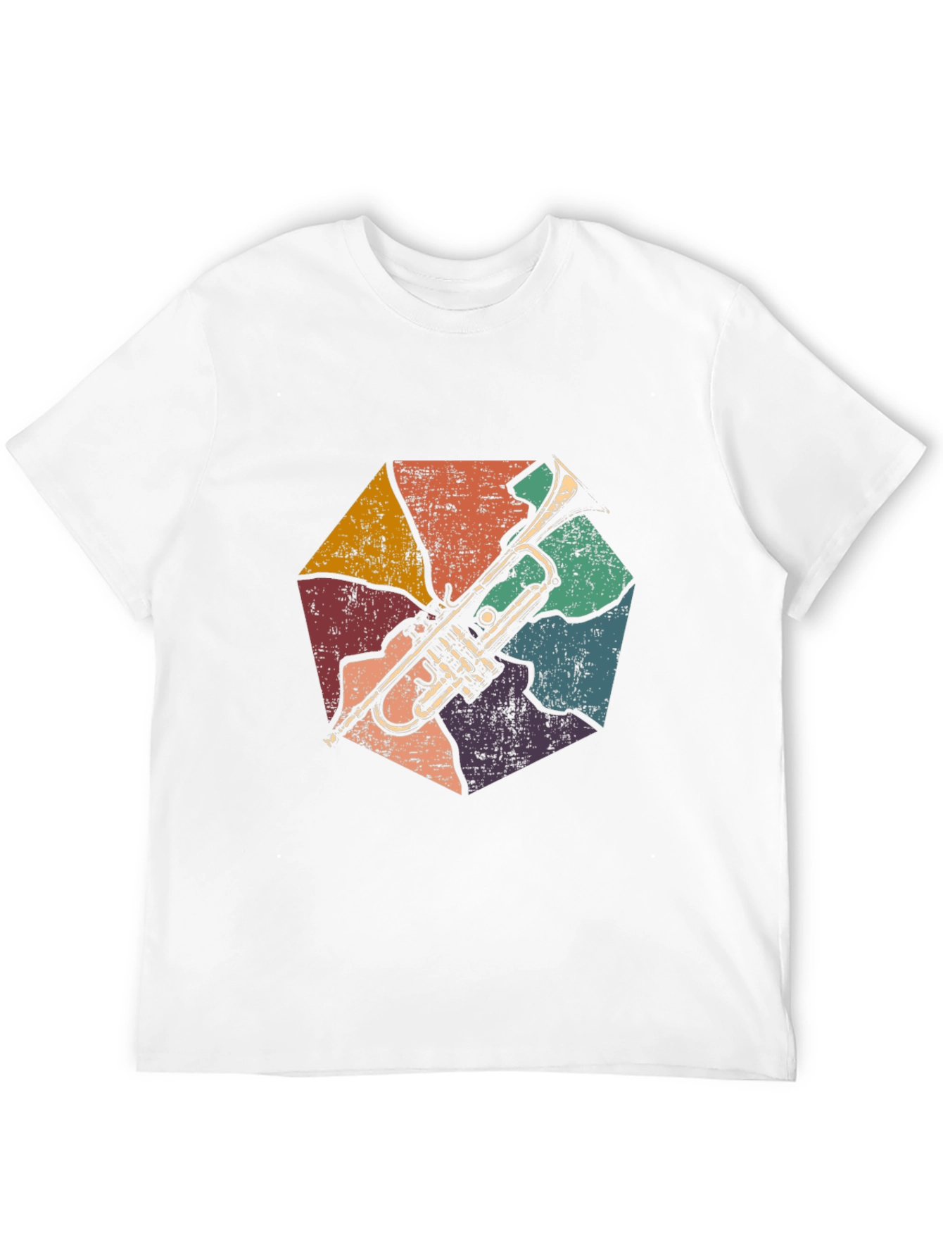 Retro Trumpet T-Shirt - Music Lover Tee