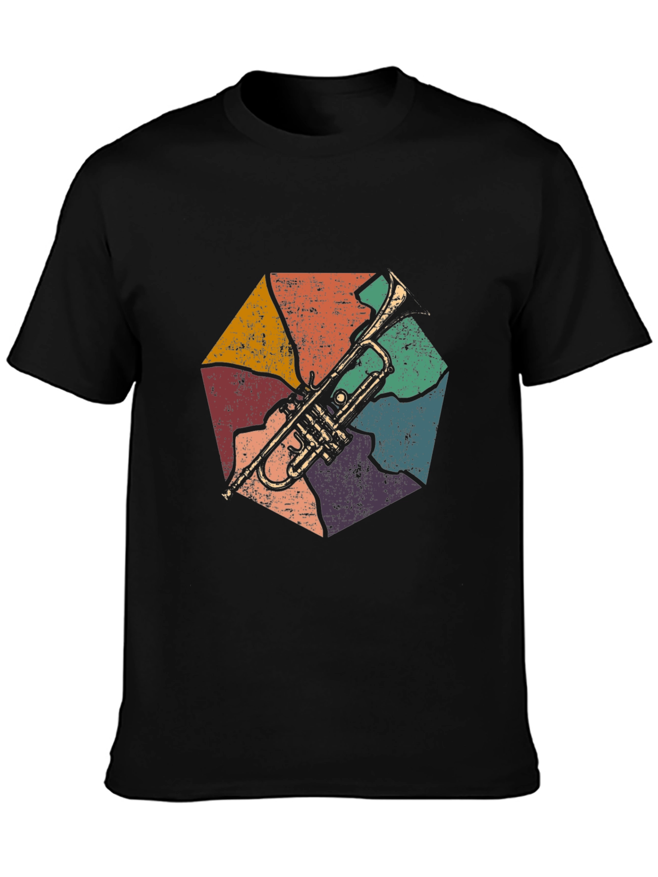 Retro Trumpet T-Shirt - Music Lover Tee