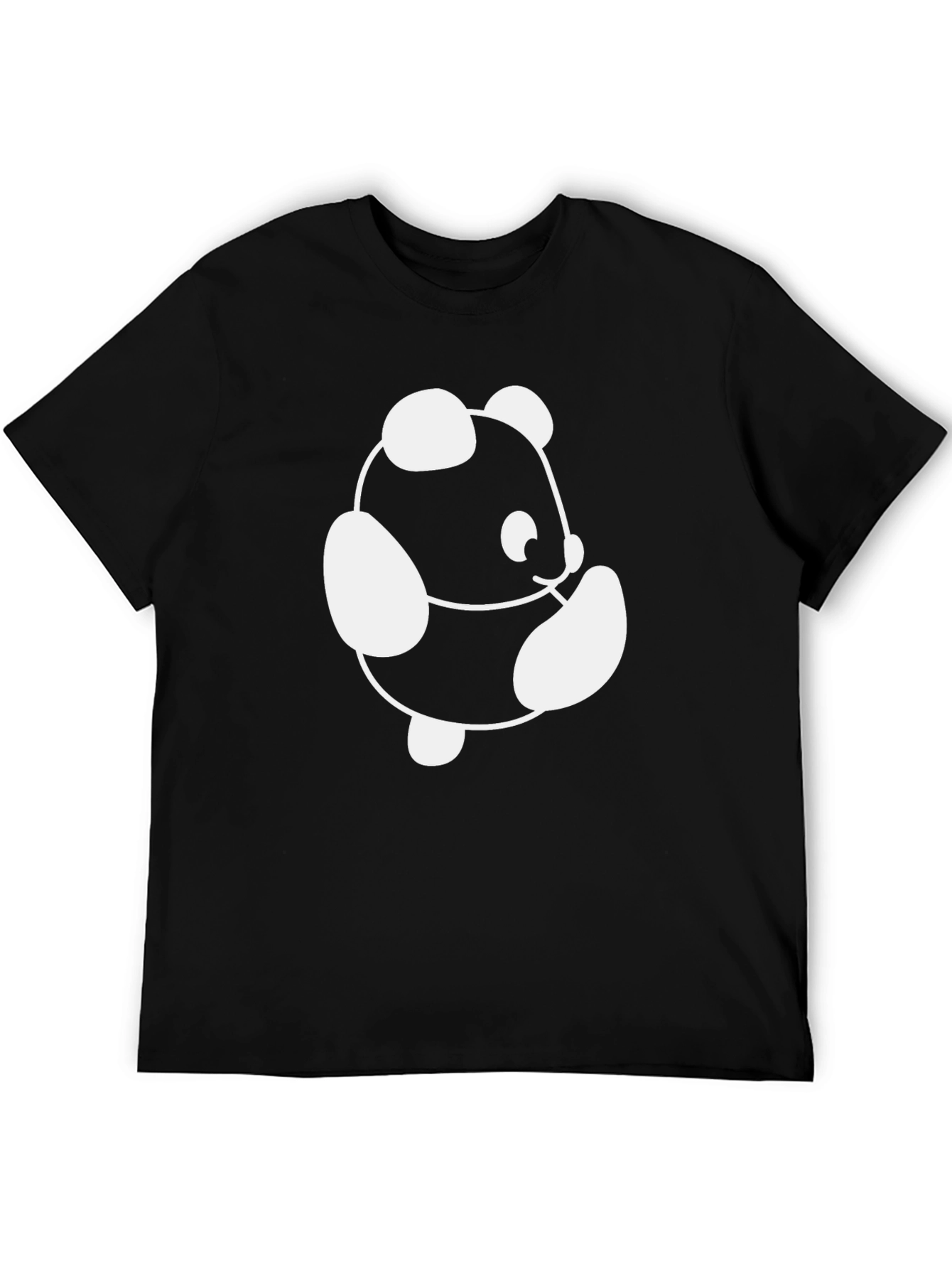 Panda Graphic Black T-Shirt