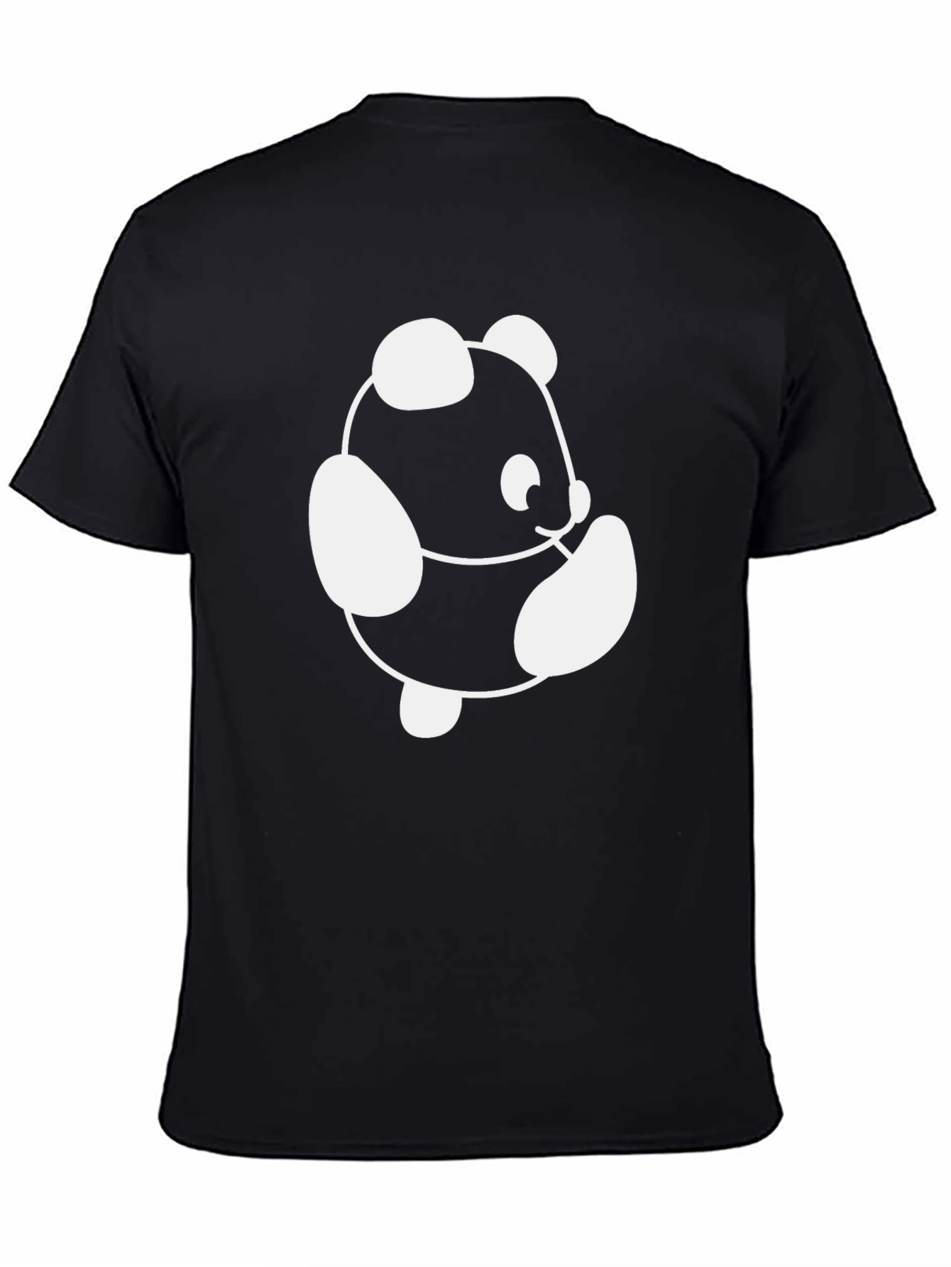 Panda Graphic Black T-Shirt
